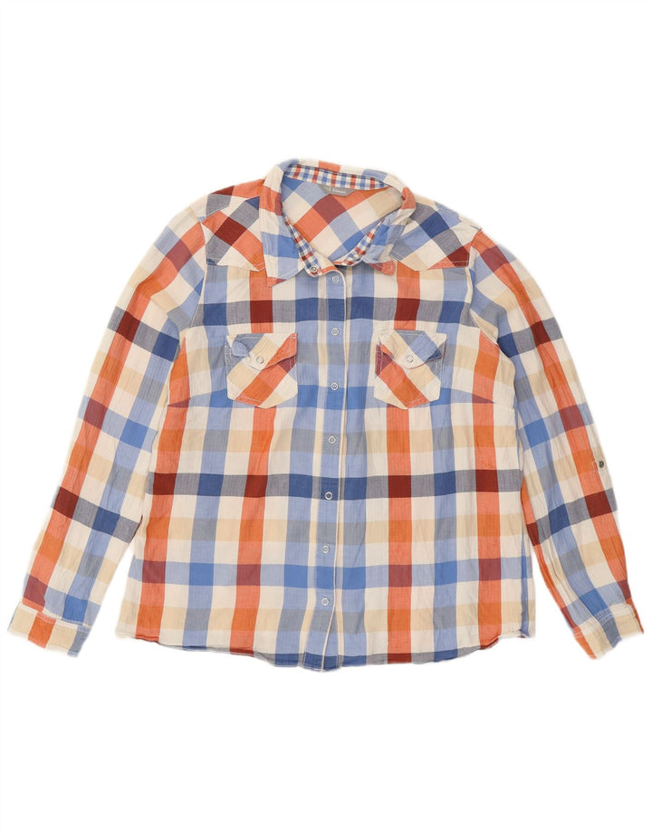 Marks & Spencer Chemise en flanelle pour femme UK 12 Medium Multicolore Check