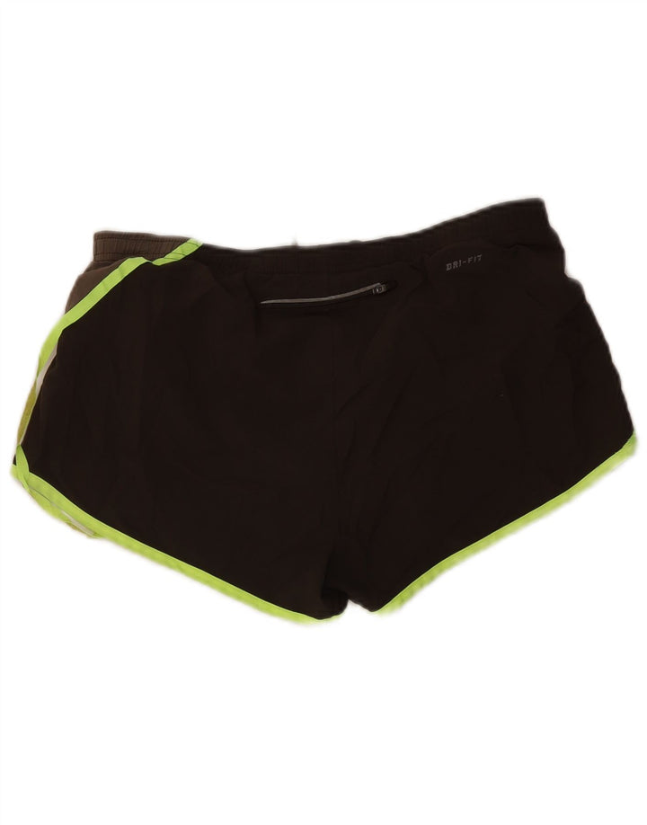Nike Short de sport Dri Fit pour homme en polyester color block marron moyen