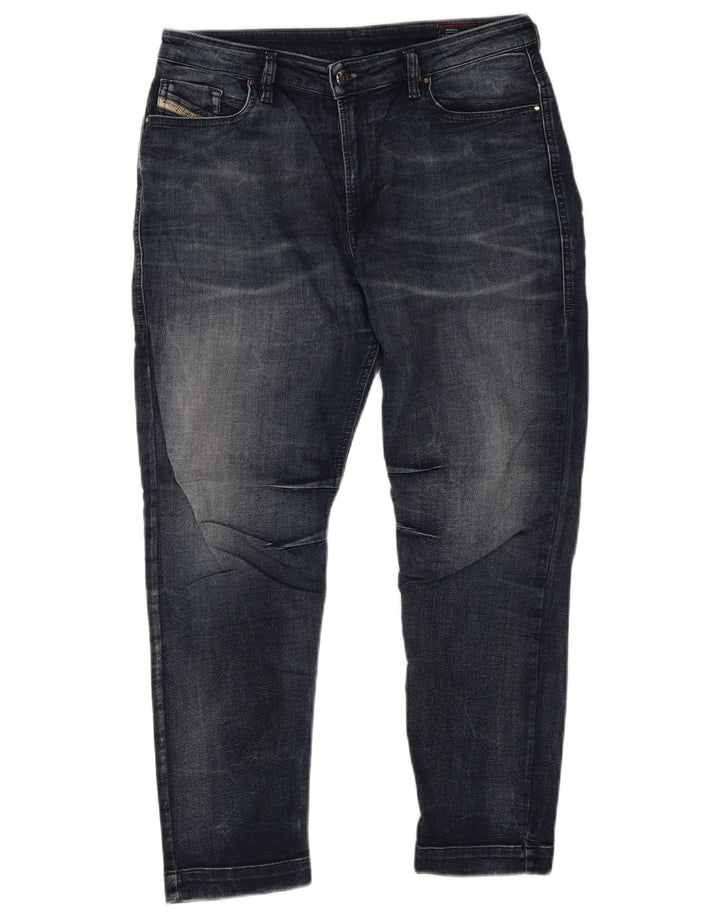 DIESEL Jean Slim Crop Femme W27 L24 Bleu Coton