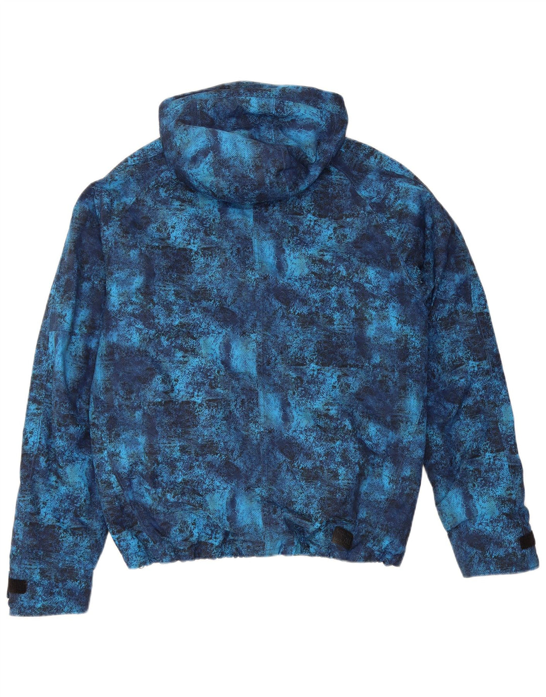CHIEMSEE Veste coupe-vent à capuche pour homme UK 38 Bleu moyen Tie Dye