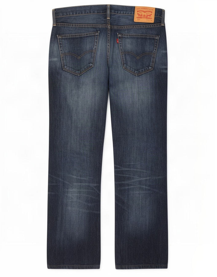 Levi's Jean 527 Bootcut Homme Bleu Marine W34 L31 Coton