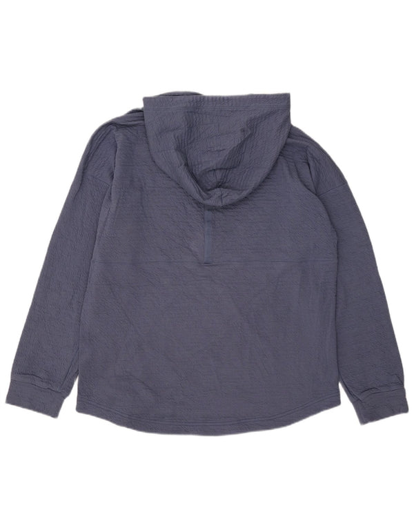 Nike Pull à capuche de yoga pour homme en coton bleu Taille L