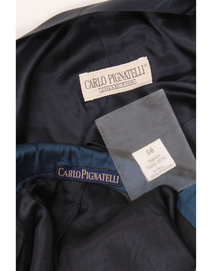 Carlo Pignatelli Ensemble 2 pièces pour homme IT 56 3XL Bleu Soie