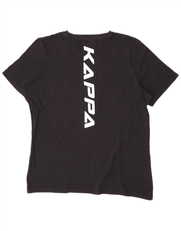 Kappa T-Shirt Graphique Homme Grand Noir