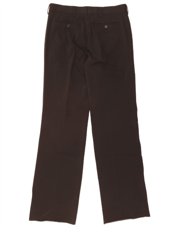 ZARA Pantalon chino droit pour homme EU 40 Medium W31 L34 Noir Polyester