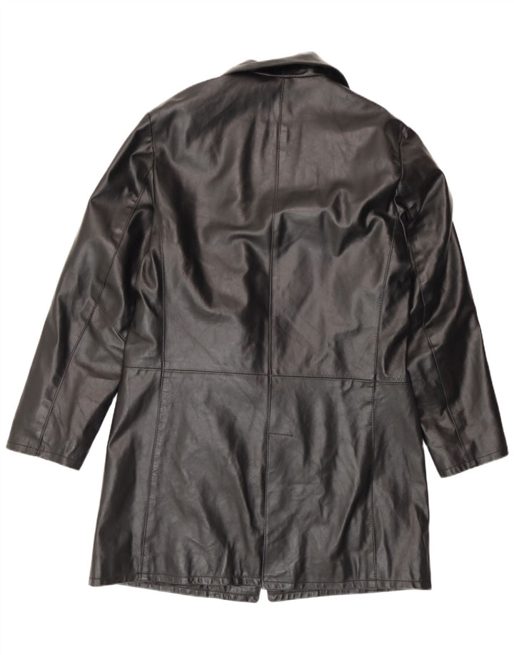 Blustaff Manteau en cuir pour homme UK 40 Grand cuir noir