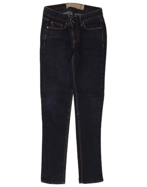 Zara Jean skinny femme EU 34 2XS W24 L27 Bleu marine Coton
