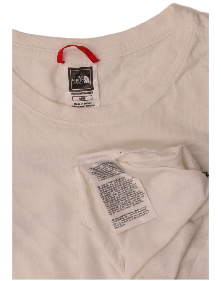 The North Face T-shirt graphique pour homme en coton blanc moyen
