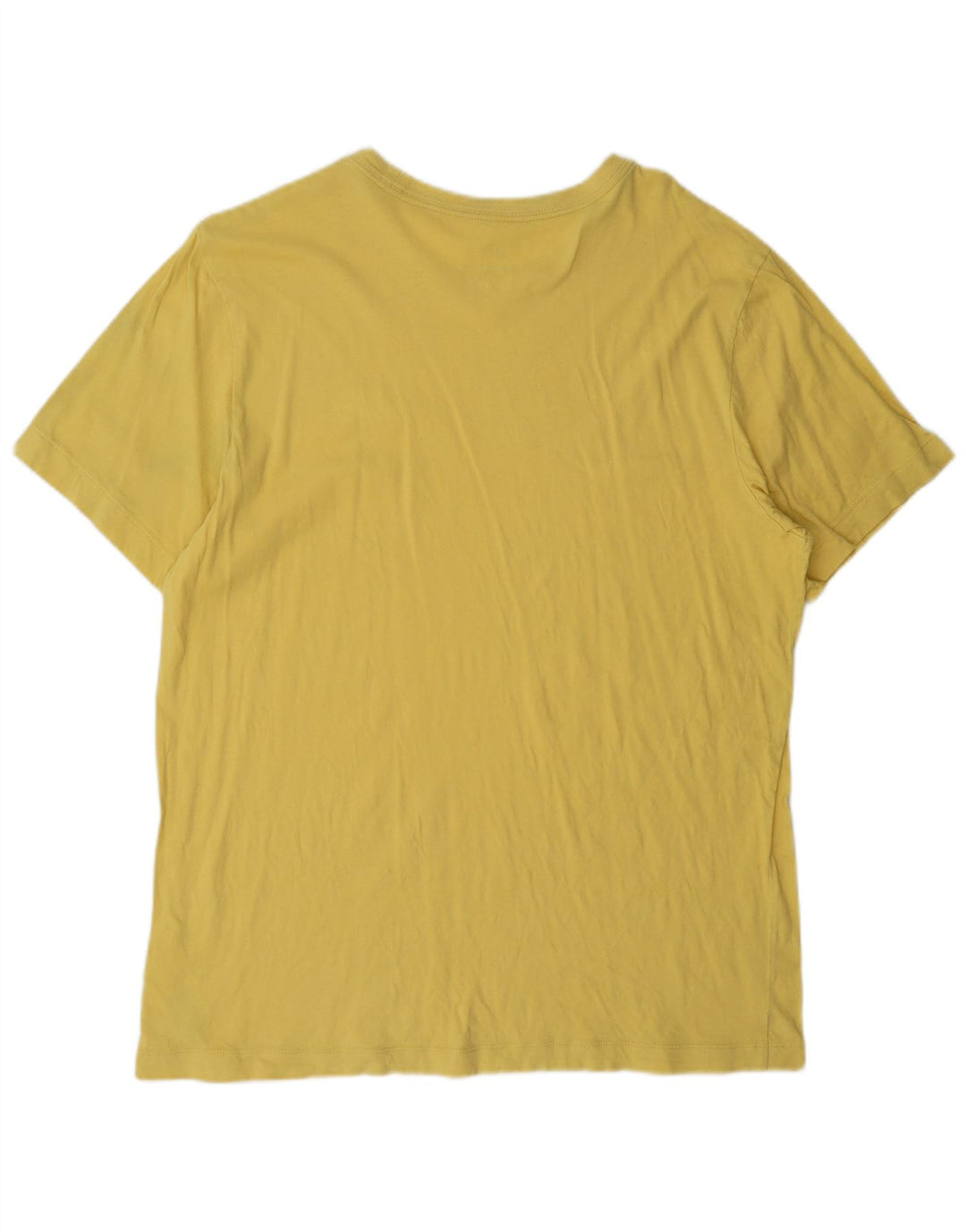 Nike T-Shirt Homme Grand Jaune Coton
