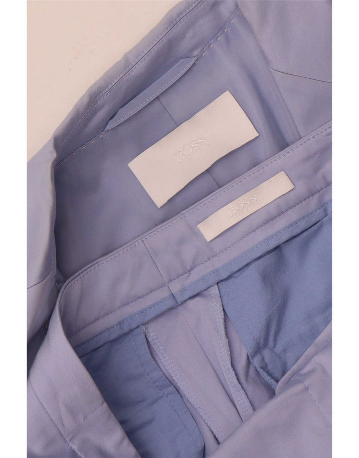 Hugo Boss Costume 2 boutons pour femme UK 12 Violet moyen