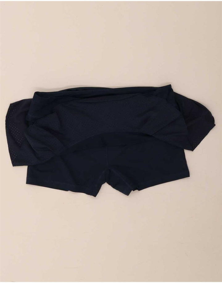 Nike Jupe-short de tennis pour femme Bleu marine Taille L