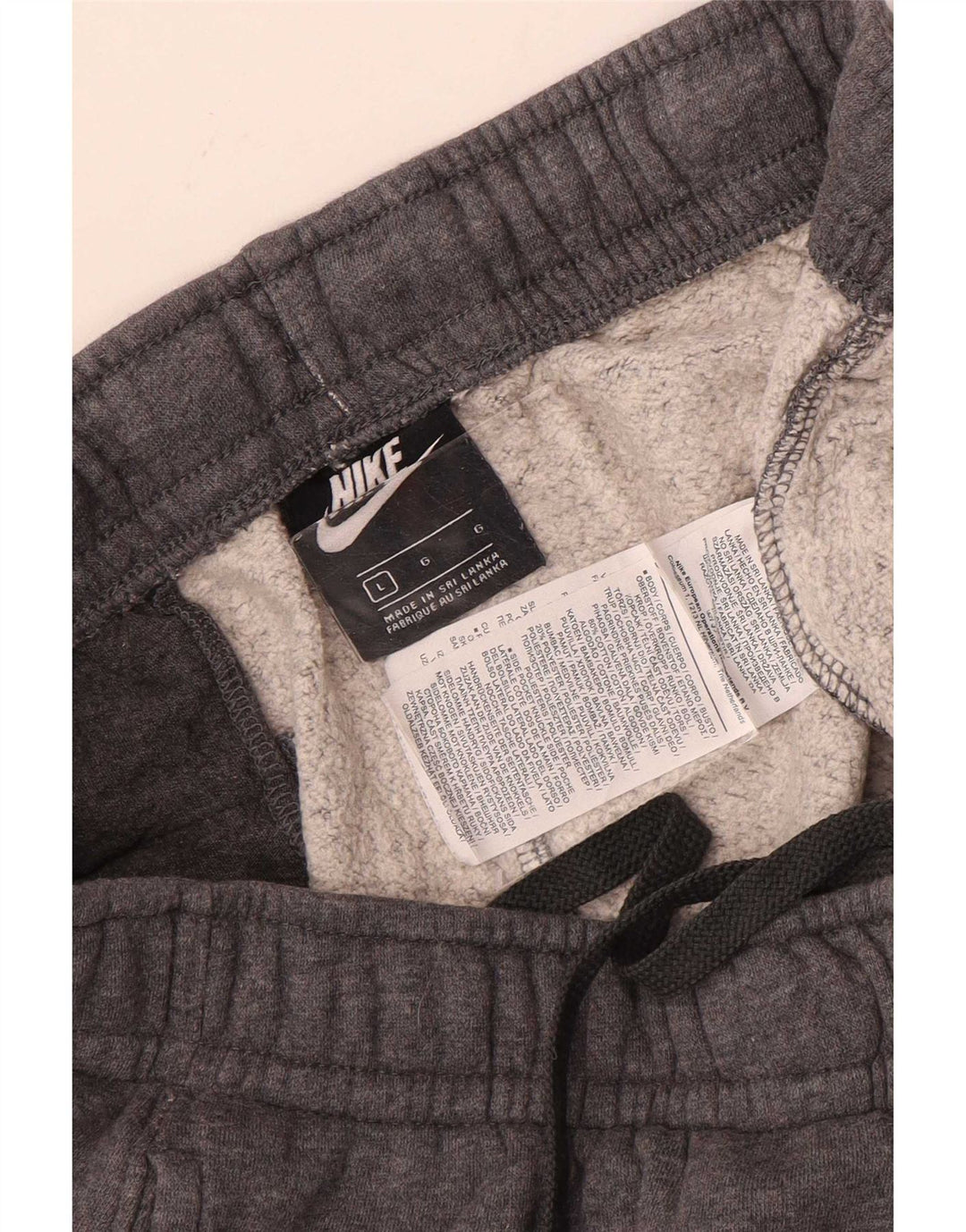 Nike Pantalon de survêtement pour homme Large Gris Coton