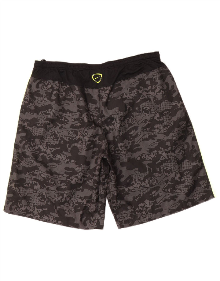 Short de sport Nike Dri Fit pour hommes, grand, noir, polyester