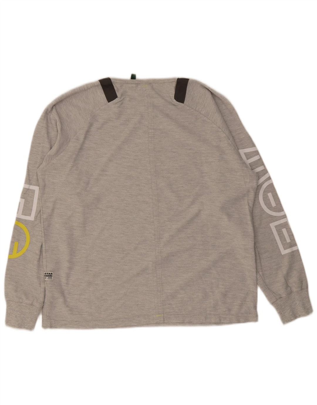 G-Star Homme Graphic Top Manches Longues XL Gris Coton