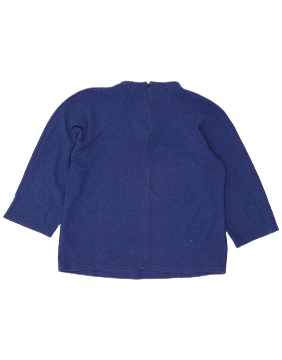 Marks & Spencer Haut Femme Manches 3/4 UK 16 Grand Bleu Polyester