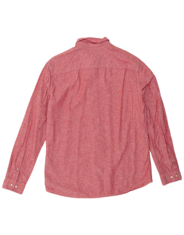 JACK & JONES Chemise Homme Large Rouge Coton