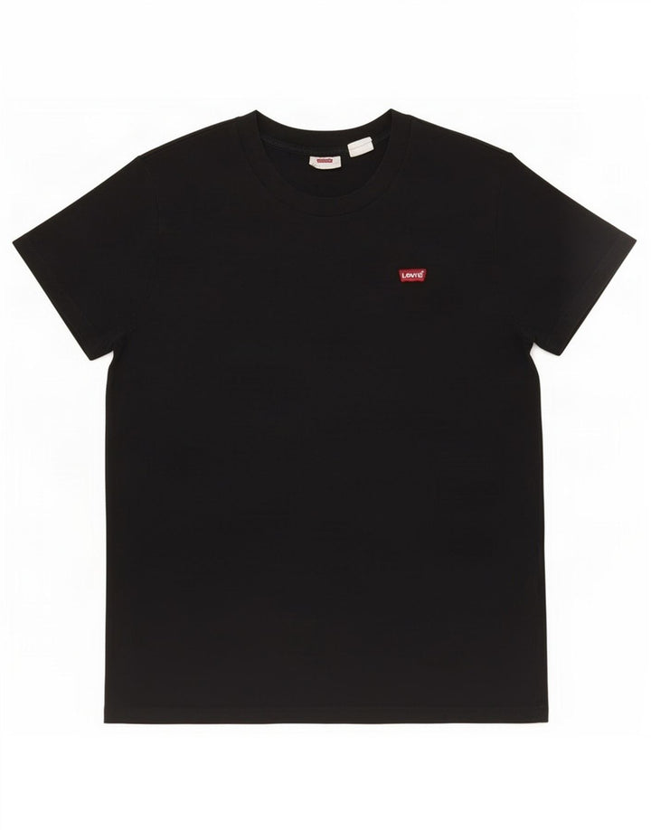 Levi's T-Shirt Femme UK 10 Small Noir