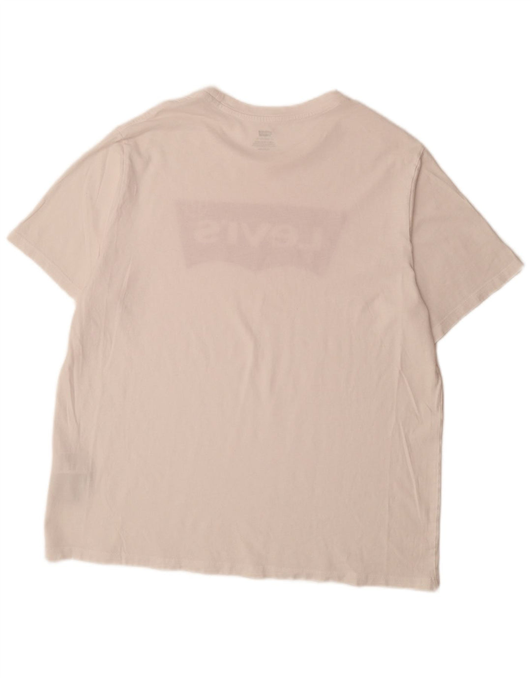 LEVI'S T-Shirt Graphique Homme XL Blanc Coton