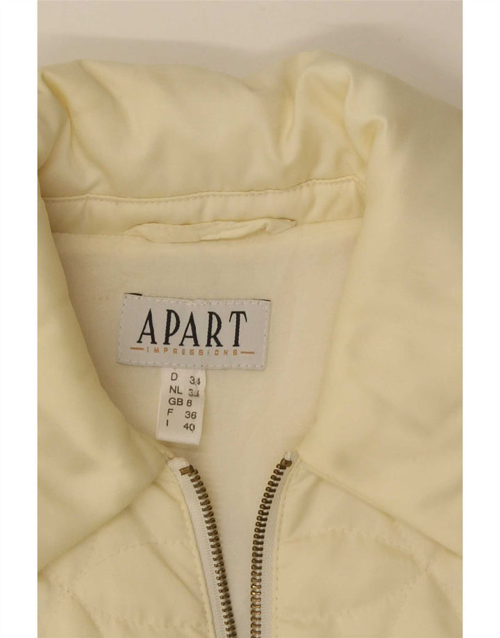Apart Manteau rembourré pour femme UK 8 Small Jaune