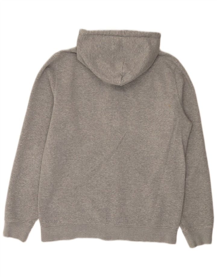 Champion Pull à capuche zippé pour homme, grand coton gris