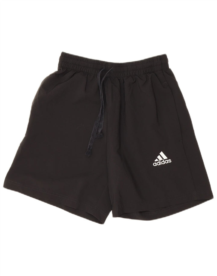 Adidas Short de sport Primegreen pour homme, petit, noir, polyester