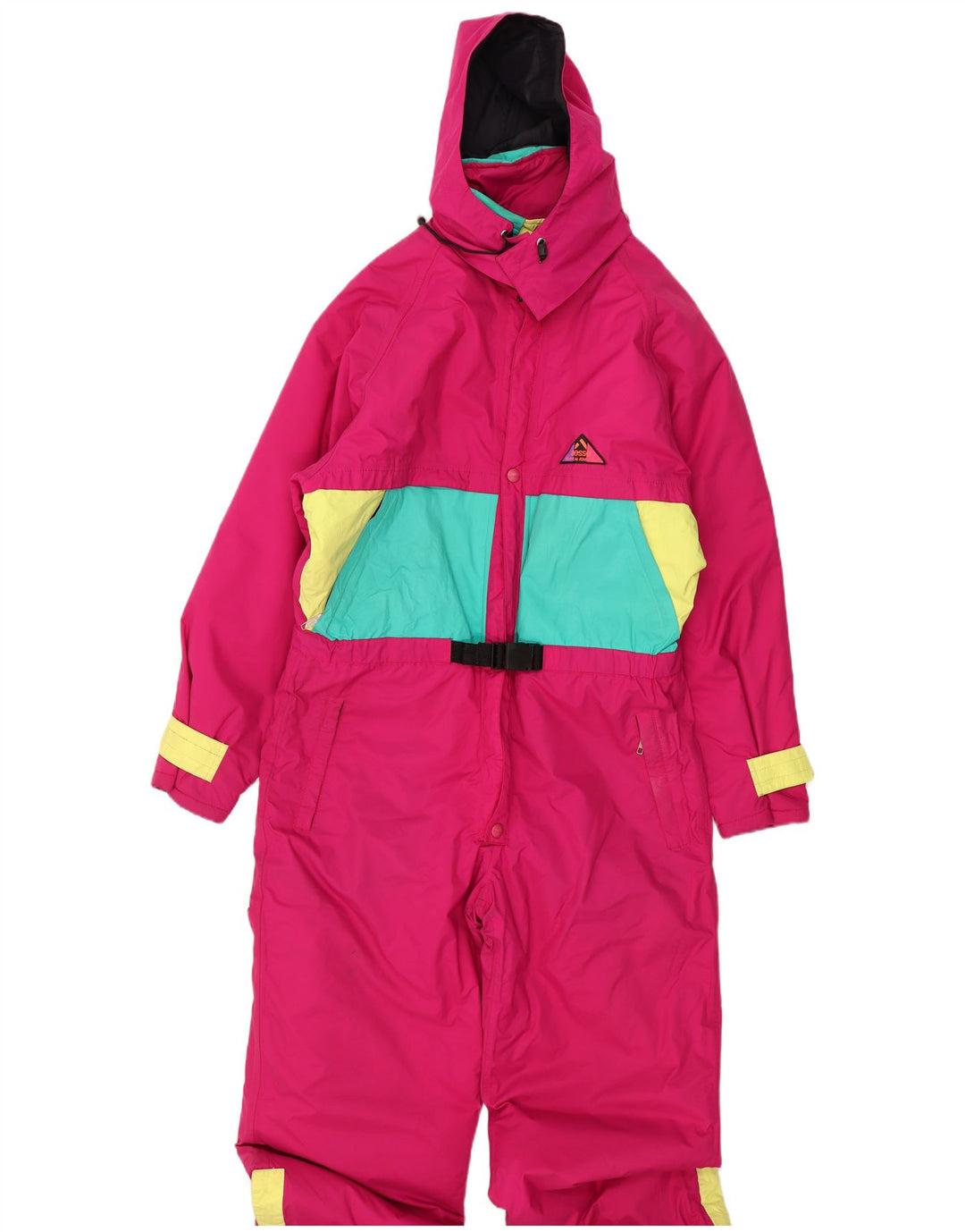 Aesse Combinaison de ski à capuche pour homme XL Rose Colourblock