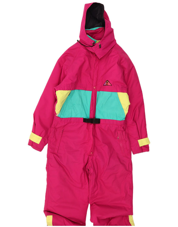 Aesse Combinaison de ski à capuche pour homme XL Rose Colourblock