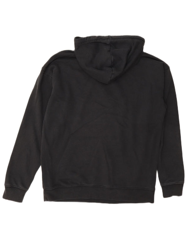 Adidas Pull à capuche surdimensionné pour femme UK 8 Petit coton gris