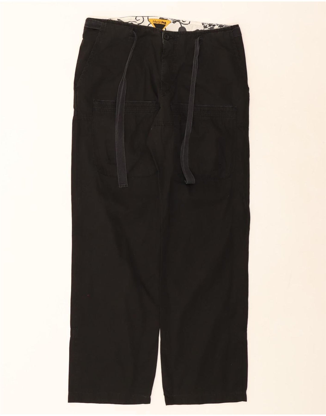 Meltin' Pot Pantalon cargo droit pour homme W33 L32 Noir