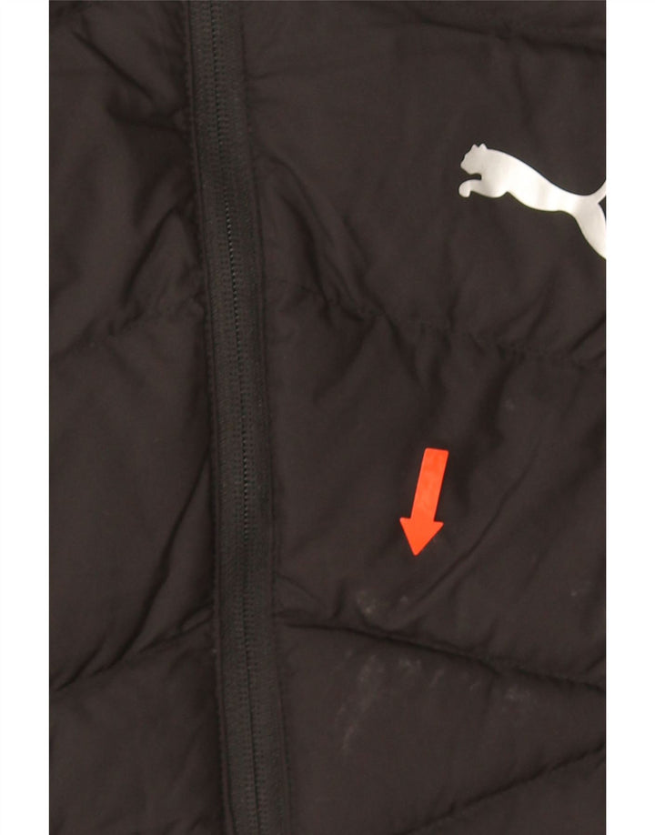 Puma Veste rembourrée pour femme UK 14 Medium Noir Polyester