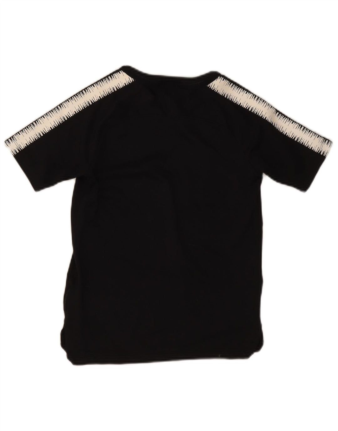 Nike Garçons Dri Fit T-Shirt Top 8-9 ans Petit Noir Colorblock Polyester