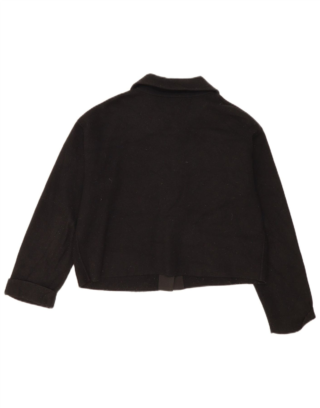 Massimo Dutti Veste boléro surdimensionnée pour femme UK 6 XS Noir