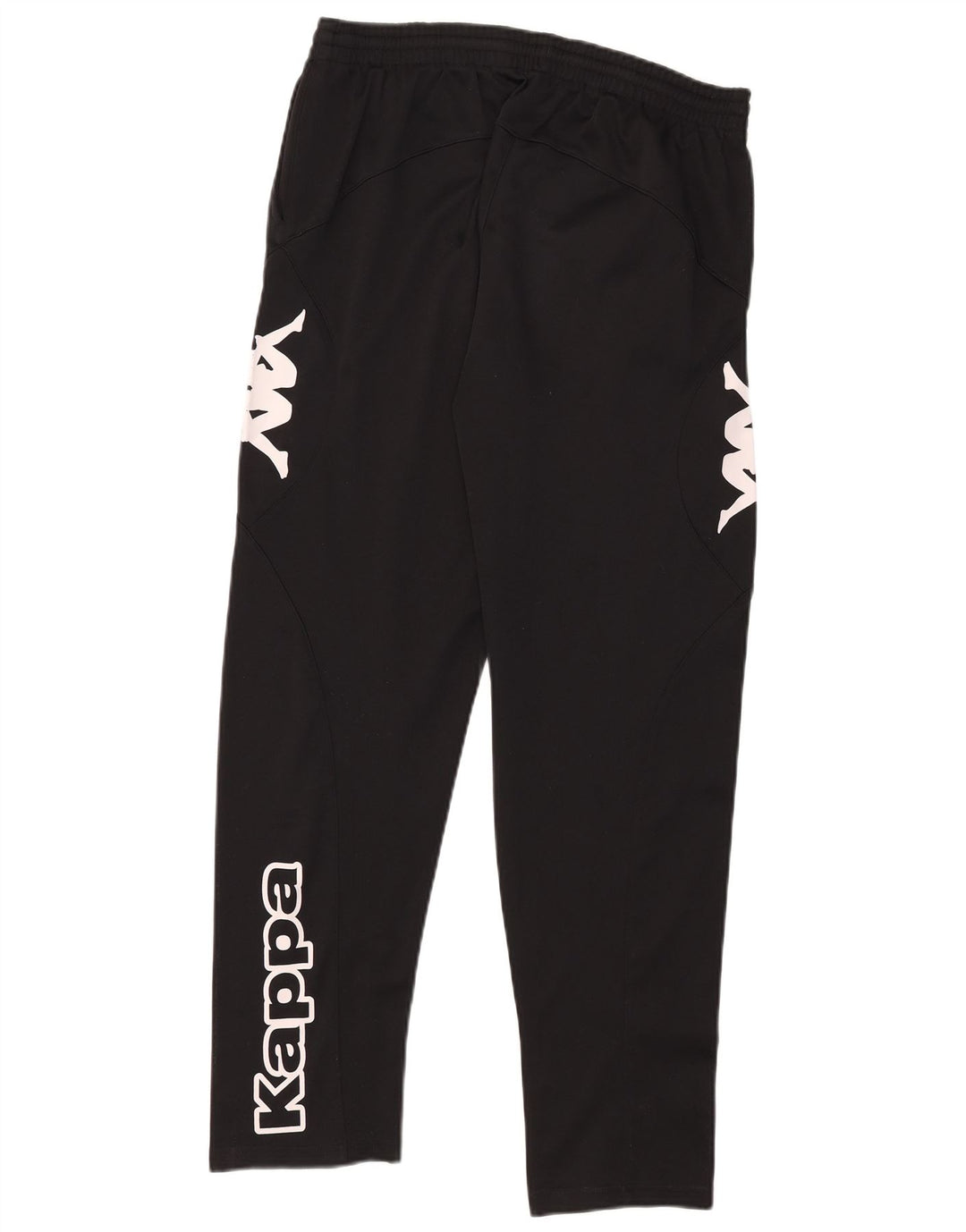 Kappa Pantalon de Survêtement Graphique Homme XL Noir Polyester