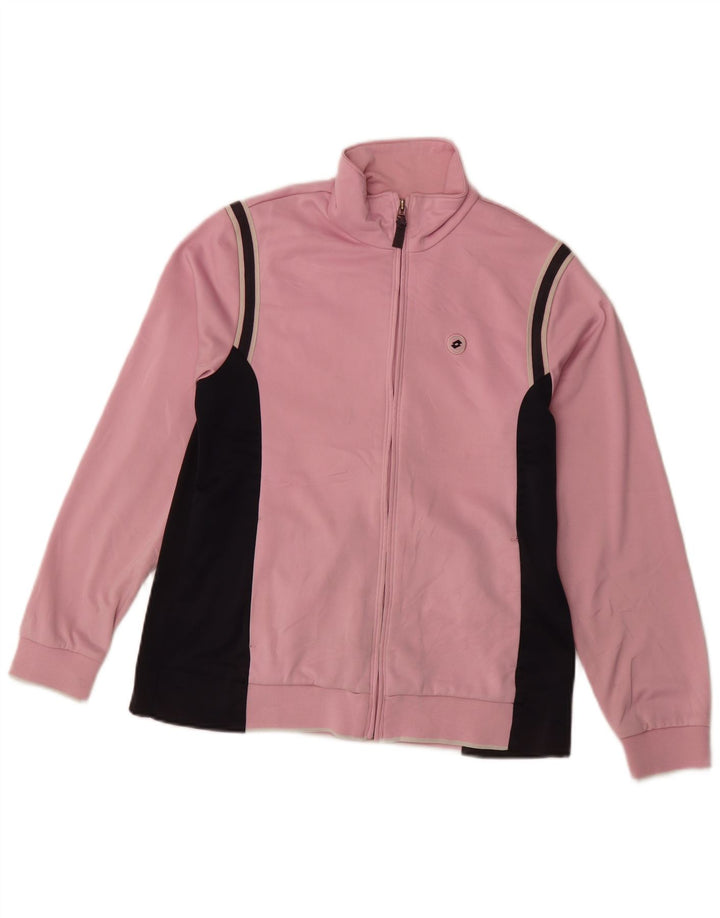 Lotto Veste de survêtement pour femme UK 14 Rose moyen Colourblock