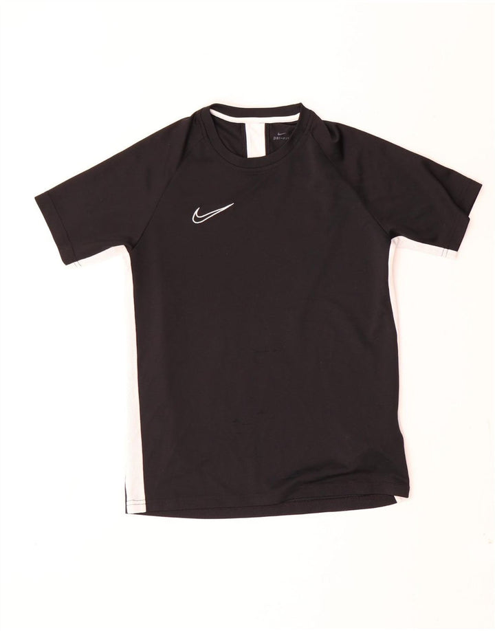 Nike Garçons Dri Fit T-Shirt Haut 12-13 ans Grand Noir Polyester
