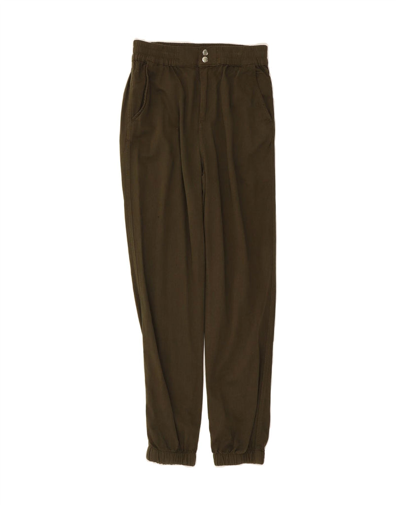 MISS SELFRIDGE Womens Joggers Casual Trousers UK 8 Small W29 L28 Green Vintage Miss Selfridge and Second-Hand Miss Selfridge from Messina Hembry 