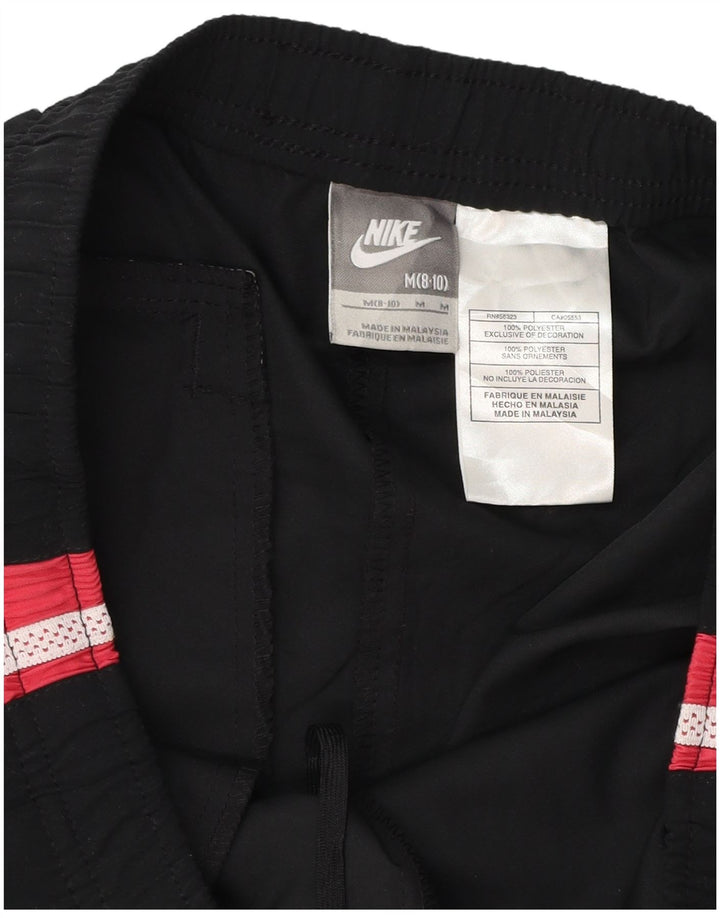 NIKE Pantalon de survêtement pour femme US 8/10 Polyester color block noir moyen