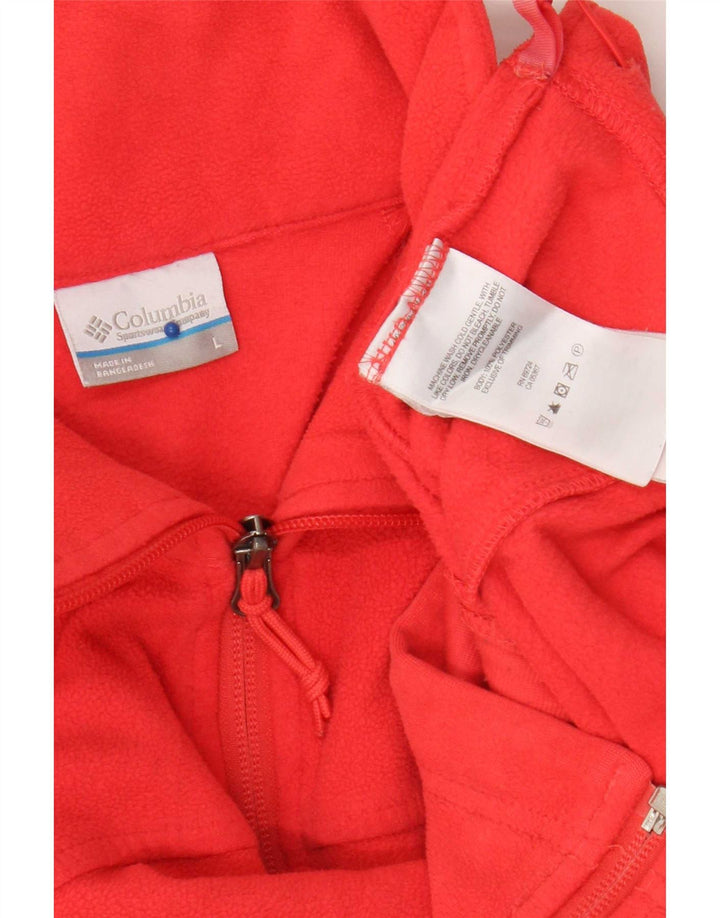 Columbia Veste Polaire Femme UK 16 Large Rouge Polyester