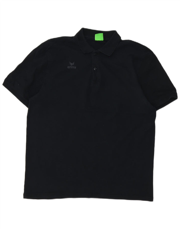 Erima Polo Homme XL Noir Coton