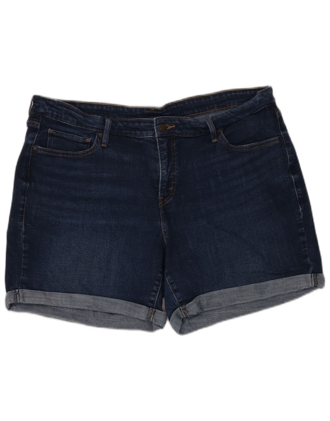LEVI'S Short en jean pour femme US 20 3XL W40 Bleu marine Coton