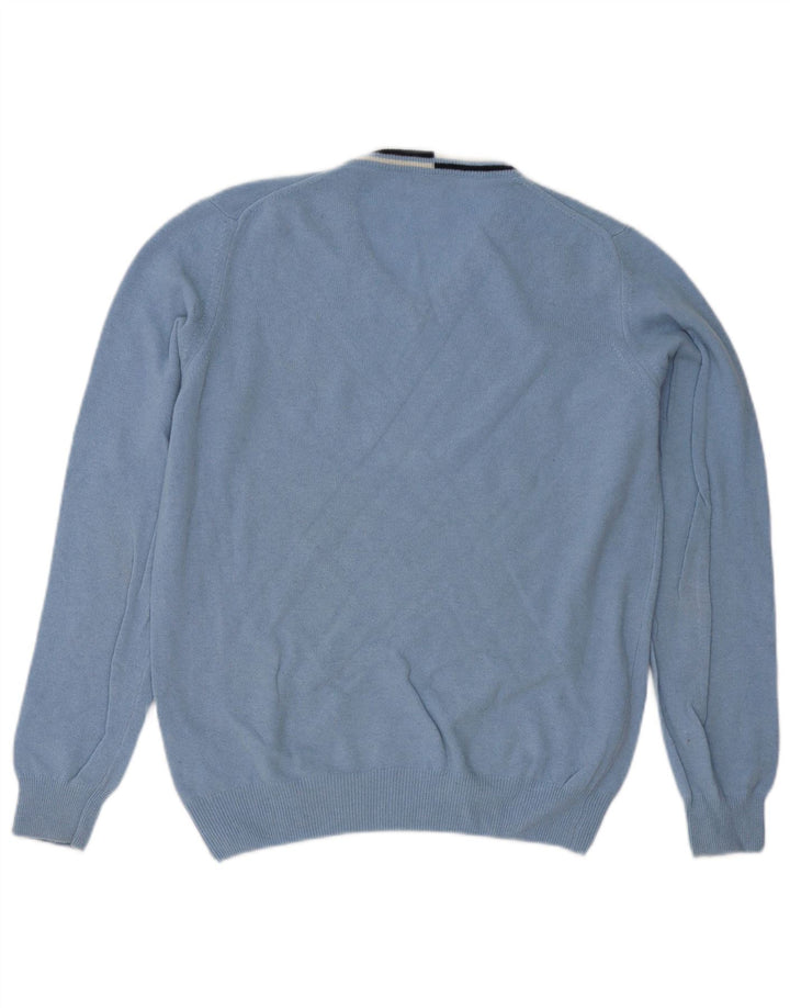 Fred Perry Pull col V garçon 15-16 ans Bleu Laine