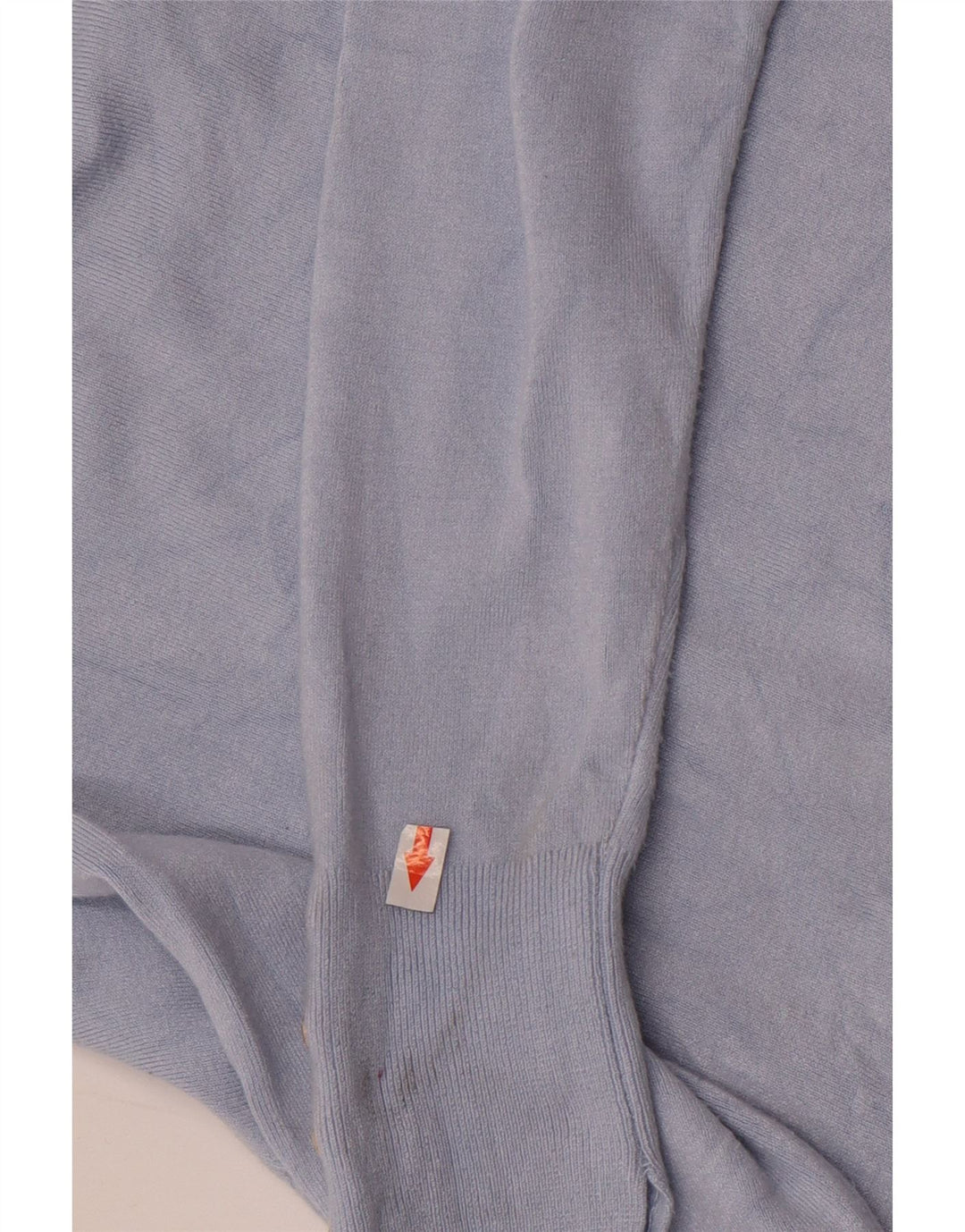 Zara Pull col bateau pour femme UK 12 Bleu moyen Viscose
