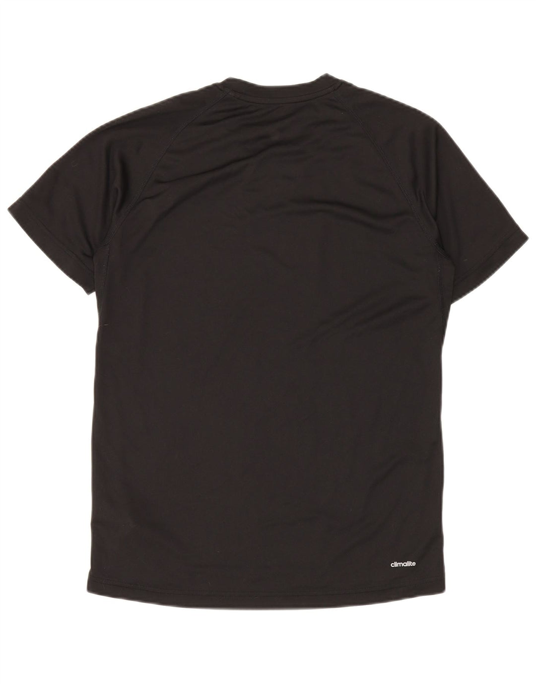 Adidas Hommes Climalite T-Shirt Top Noir Moyen Polyester