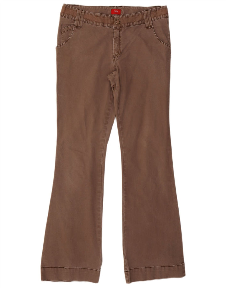 MOSSIMO Pantalon décontracté bootcut pour femme US 11 Large W32 L31 Coton marron