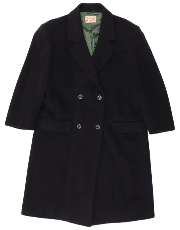 Brooksfield Manteau croisé à manches 3/4 pour femme IT 46 Large Bleu marine