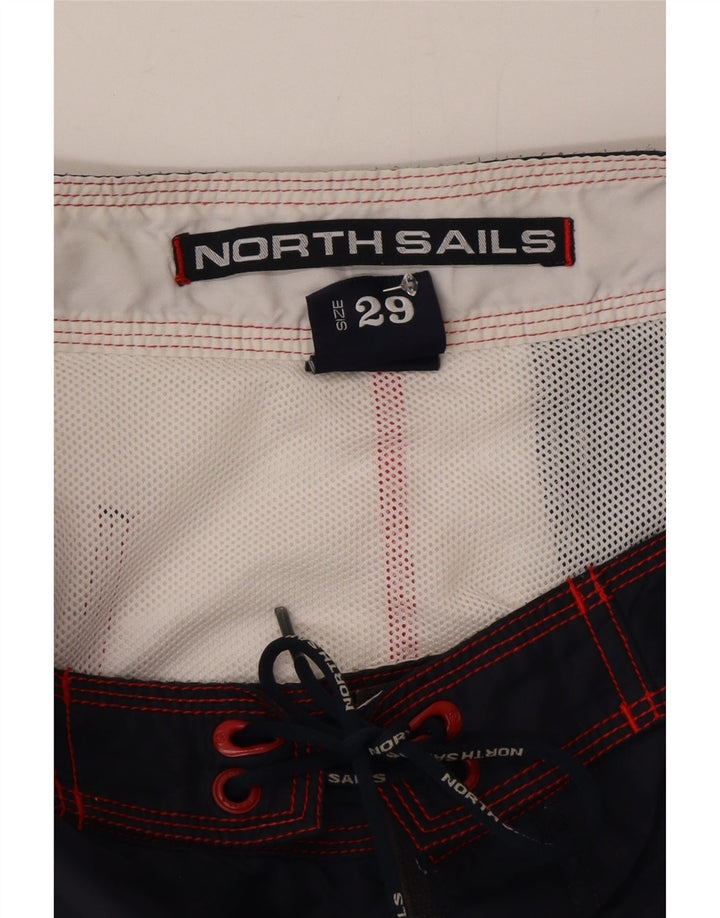 North Sails Short de Bain Graphique Homme Petit Rouge Polyamide Colorblock
