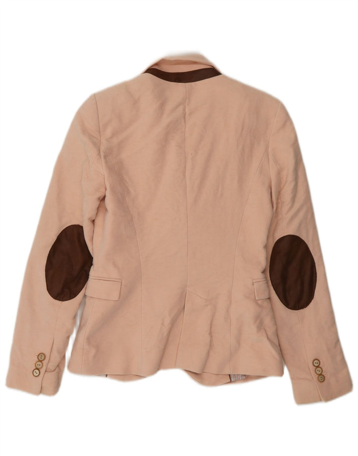 Zara Veste blazer à 1 bouton pour femme UK 6 XS Rose