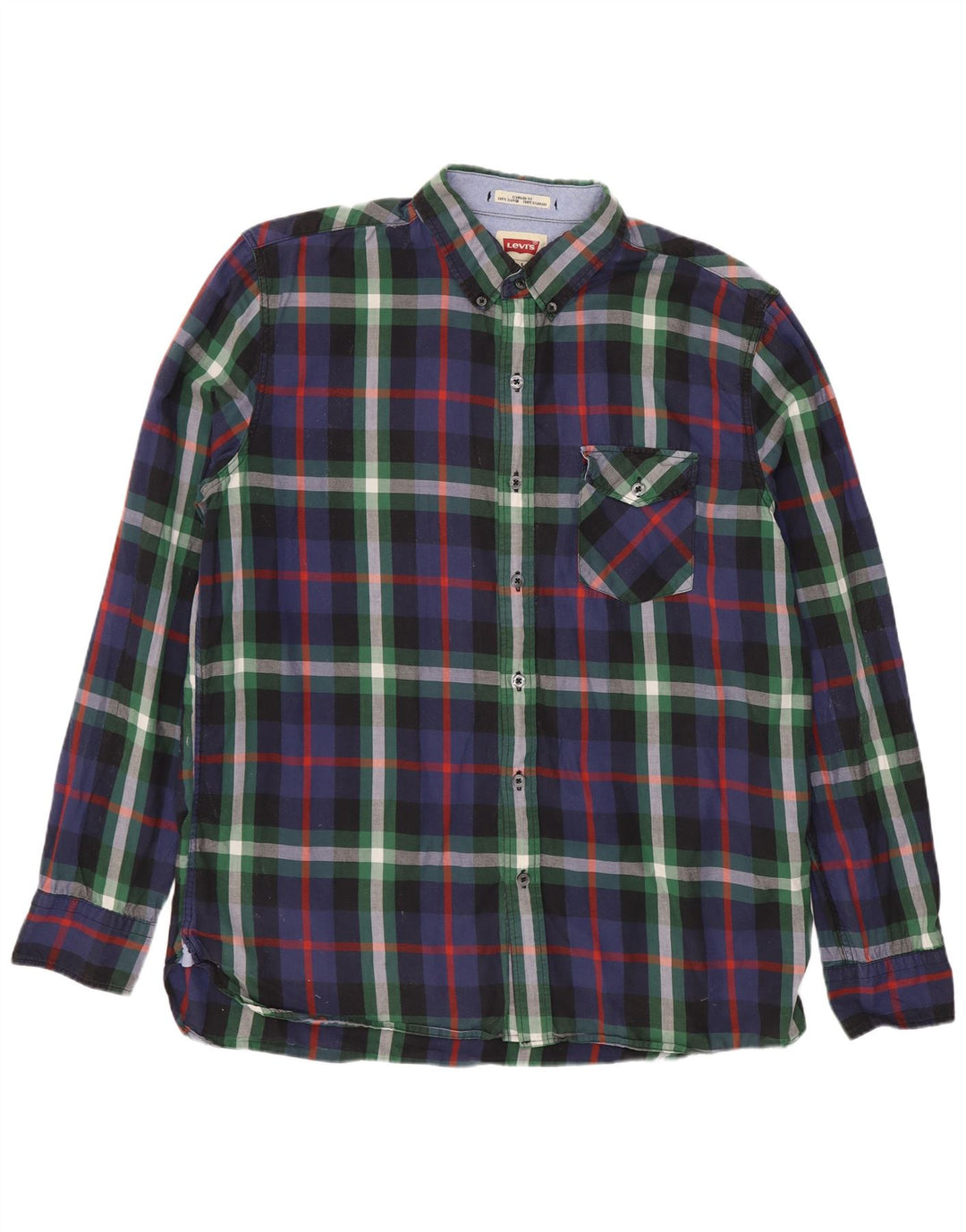 Levi's Chemise Coupe Standard Homme Multicolore Carreaux Coton