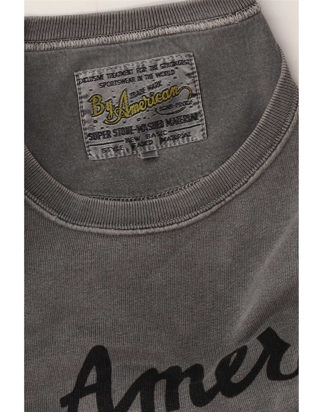 By American Sweat-shirt graphique pour homme XL Gris