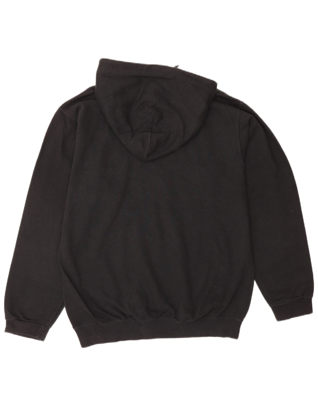 CHAMPION Mens Graphic Hoodie Jumper Medium Black Cotton